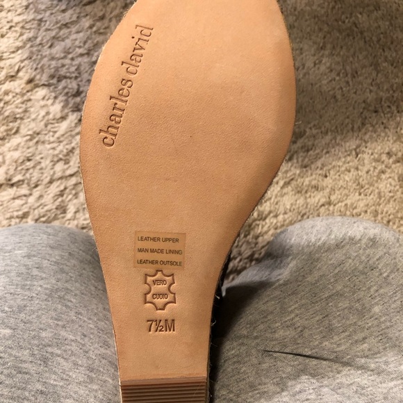 Charles David wedge sandals - Picture 4 of 5